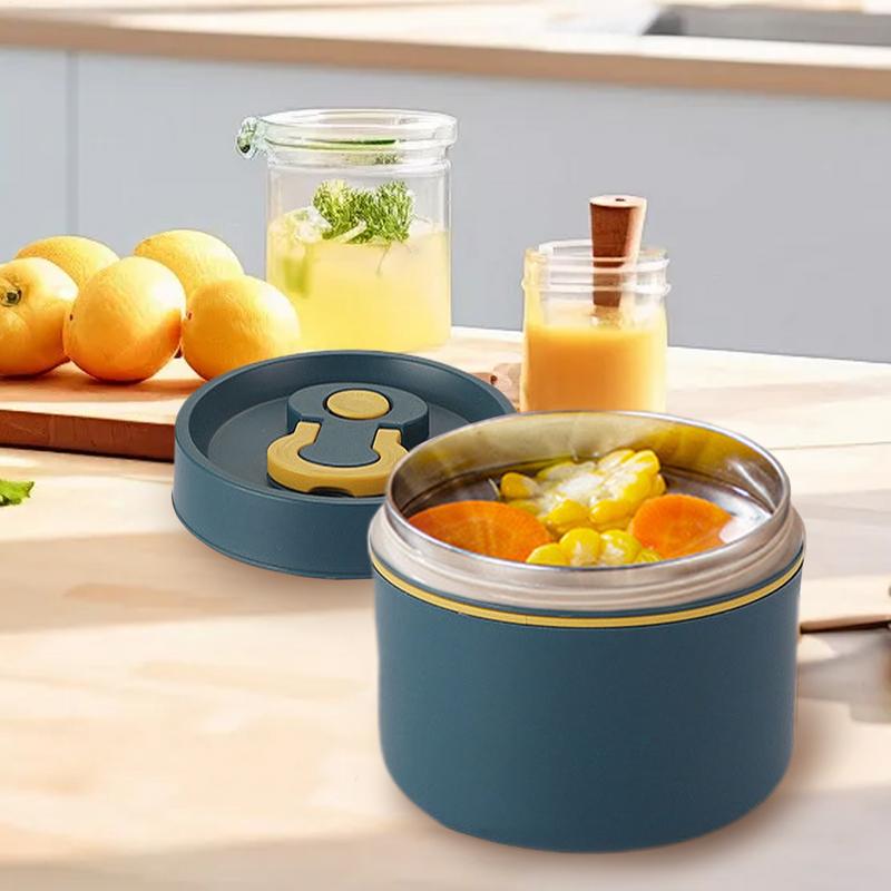 Meal Prep Kits - Edelstahl-Lunchbox, 650 ml, Thermo-Lunchbox, isolierte Lunchbehälter,