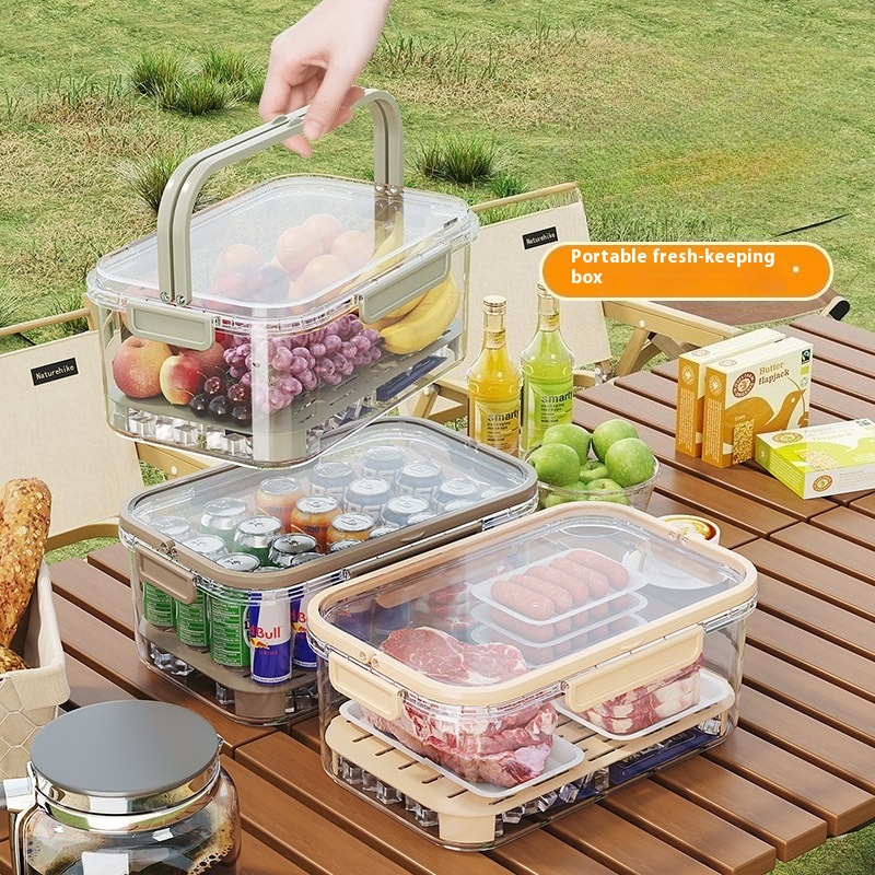 Salad Container Jar - Tragbare Lunchbox Auslaufsicherer Lebensmittelbehälter mit Griff