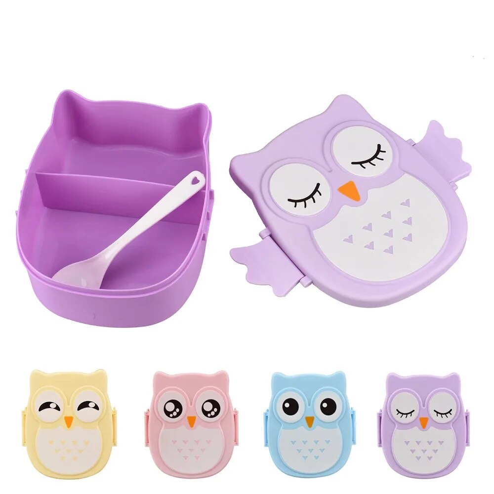 Meal Prep Kits - 1pc Eule geformte Brotdose mit Fächern