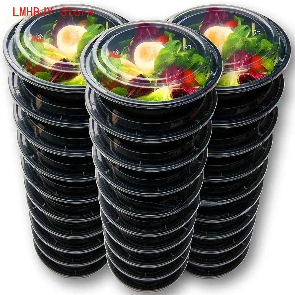 Meal Prep Kits - Meal Prep-Behälter, Kunststoff-Lebensmittelbehälter mit Deckel, tragbare