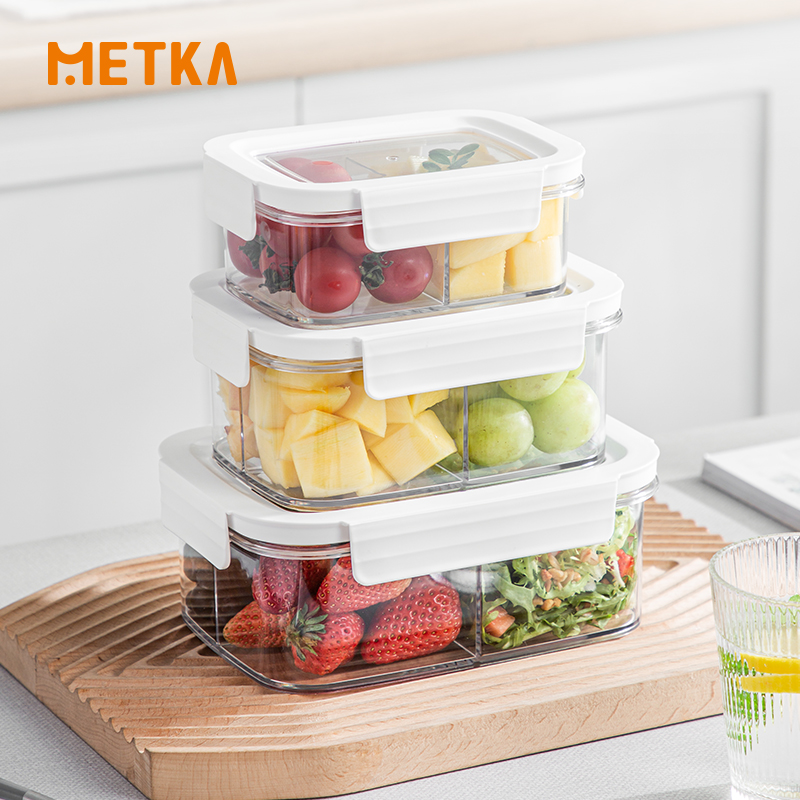 Meal Prep Kits - Salat-Lunchbox, tragbar, Sichtbarkeit, versiegelt, zur Aufbewahrung