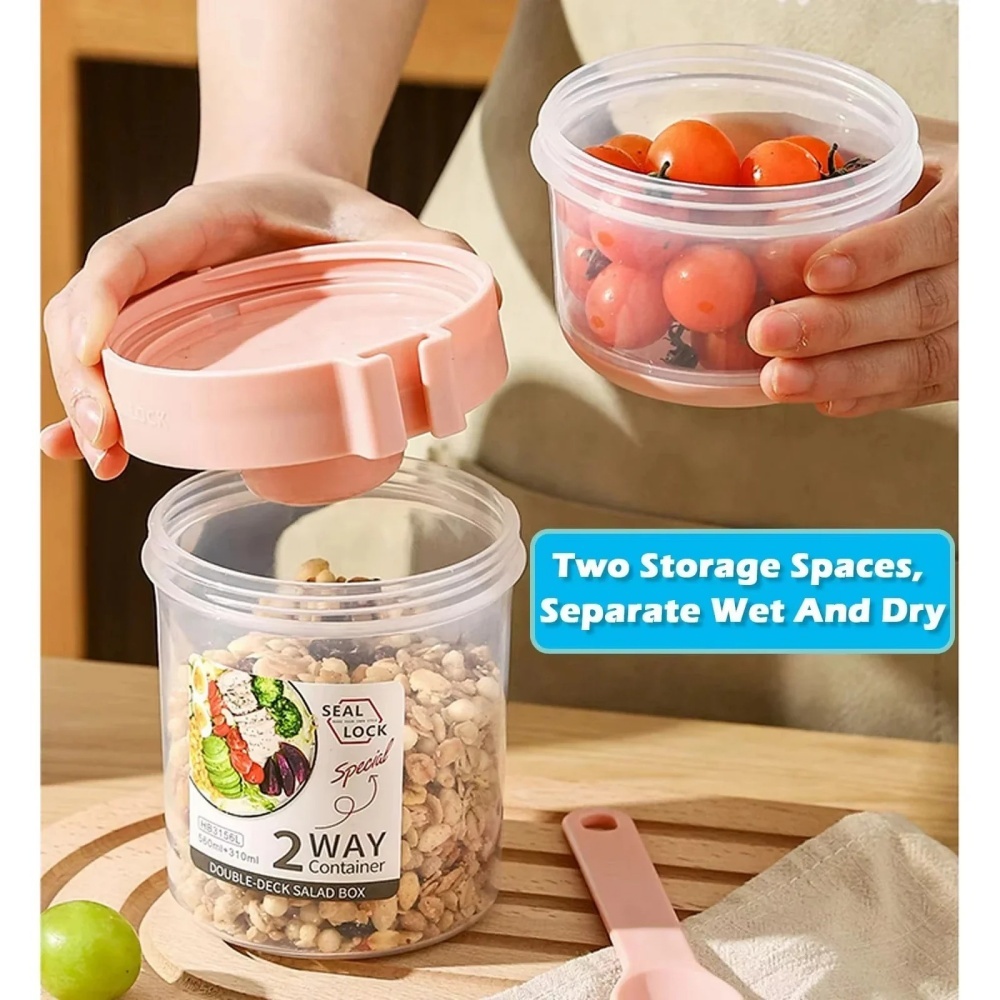 Tragbare Salat Tasse Frühstück – Salad Container Jar Bewertung und Preis