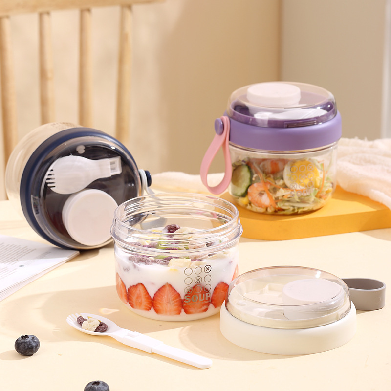 Salatbecher, doppellagiger Haf – Salad Container Jar Bewertung und Preis