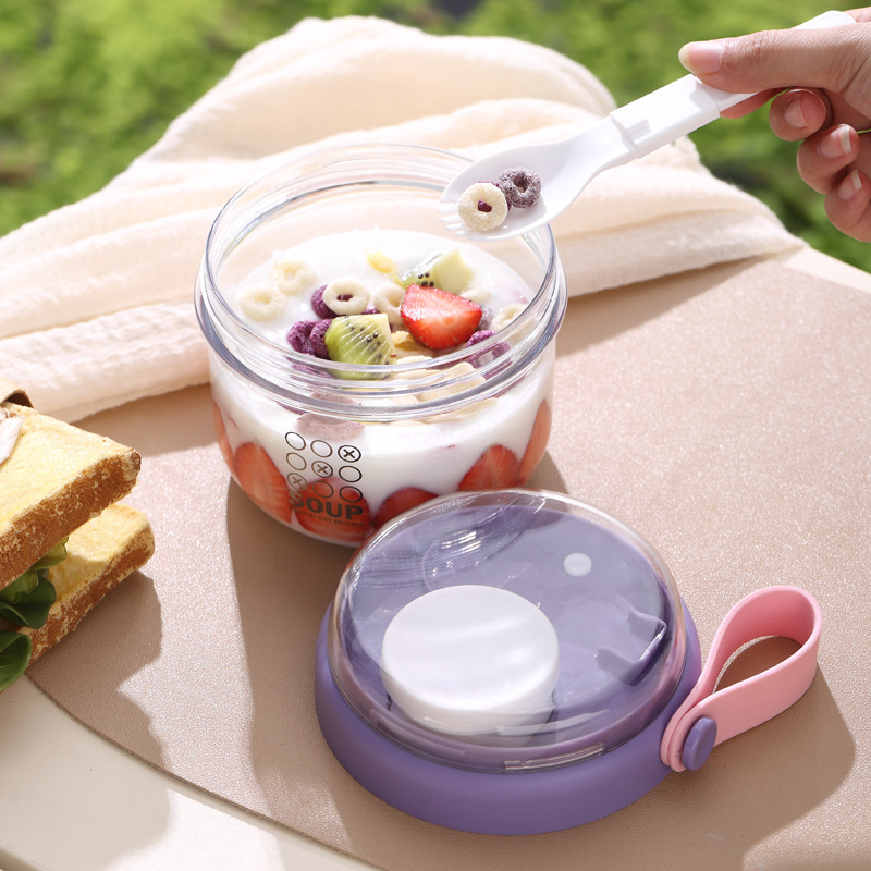 Salatbecher, doppellagiger Haf – Salad Container Jar Bewertung und Preis