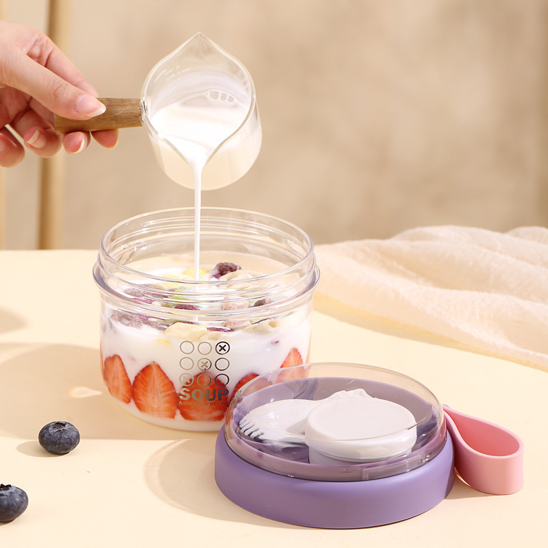 Salatbecher, doppellagiger Haf – Salad Container Jar Bewertung und Preis