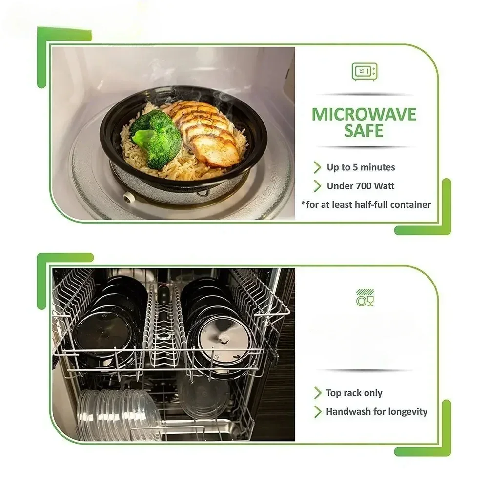 Meal Prep-Behälter, Kunststoff – Meal Prep Kits Bewertung und Preis