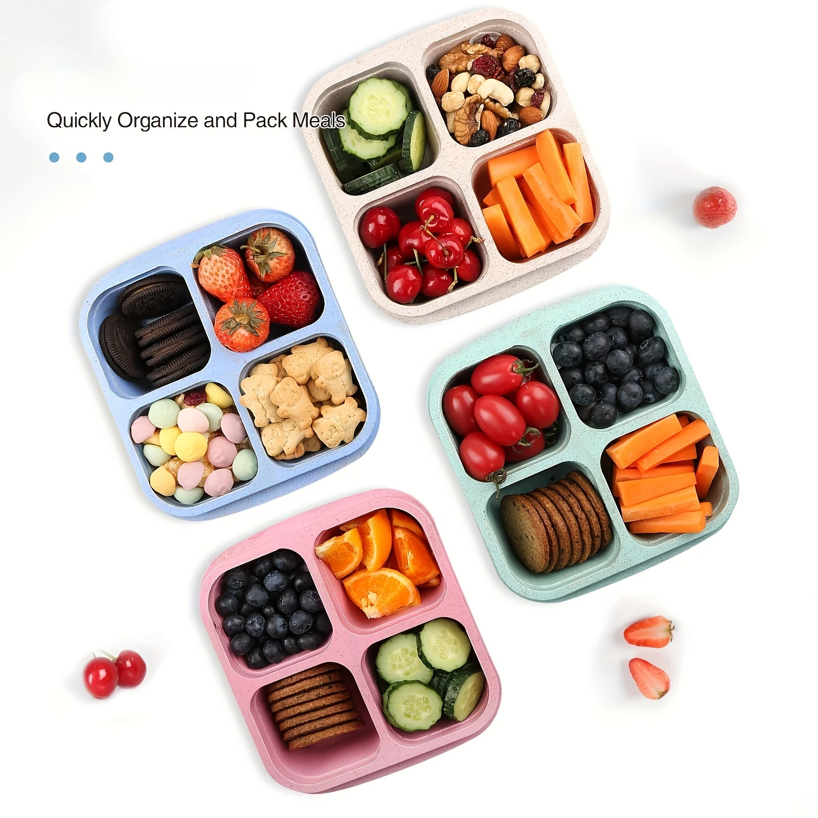 Snack box mit vier transparent – Meal Prep Kits Bewertung und Preis