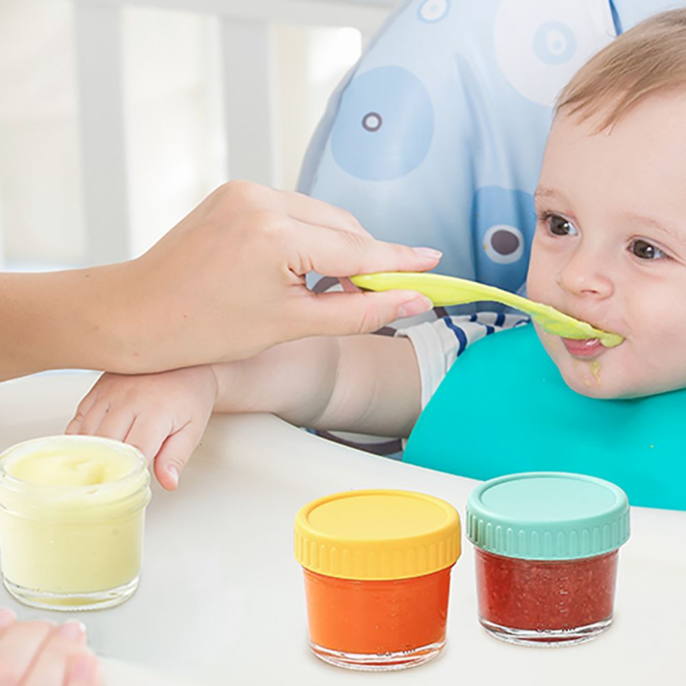 6 Stück Glas-Babynahrungsglas, – Salad Container Jar Bewertung und Preis