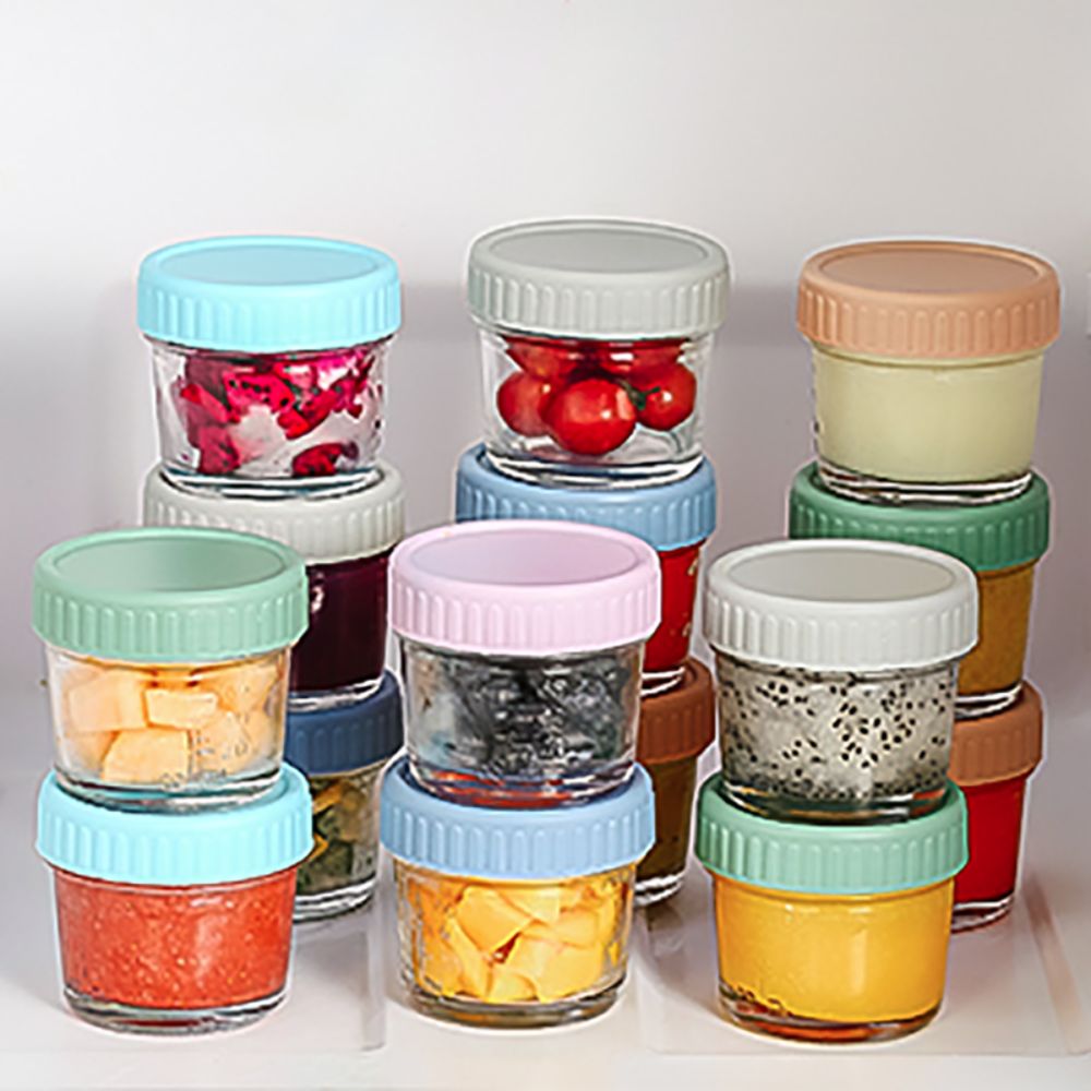 6 Stück Glas-Babynahrungsgläse – Salad Container Jar Bewertung und Preis