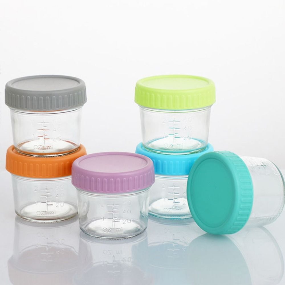 6 Stück Glas-Babynahrungsgläse – Salad Container Jar Bewertung und Preis