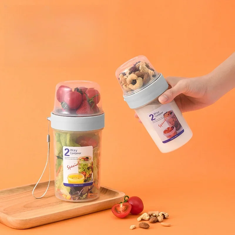 Frühstück Haferflocken Müsli N – Salad Container Jar Bewertung und Preis