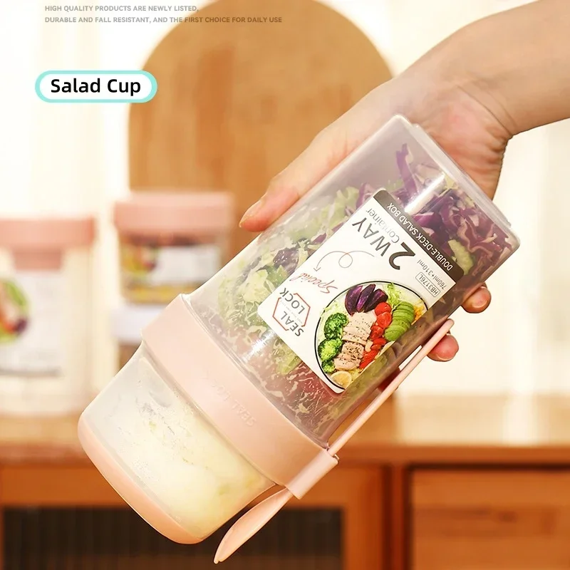 JUSTINLAU Tragbarer Fitness-Sa – Salad Container Jar Bewertung und Preis