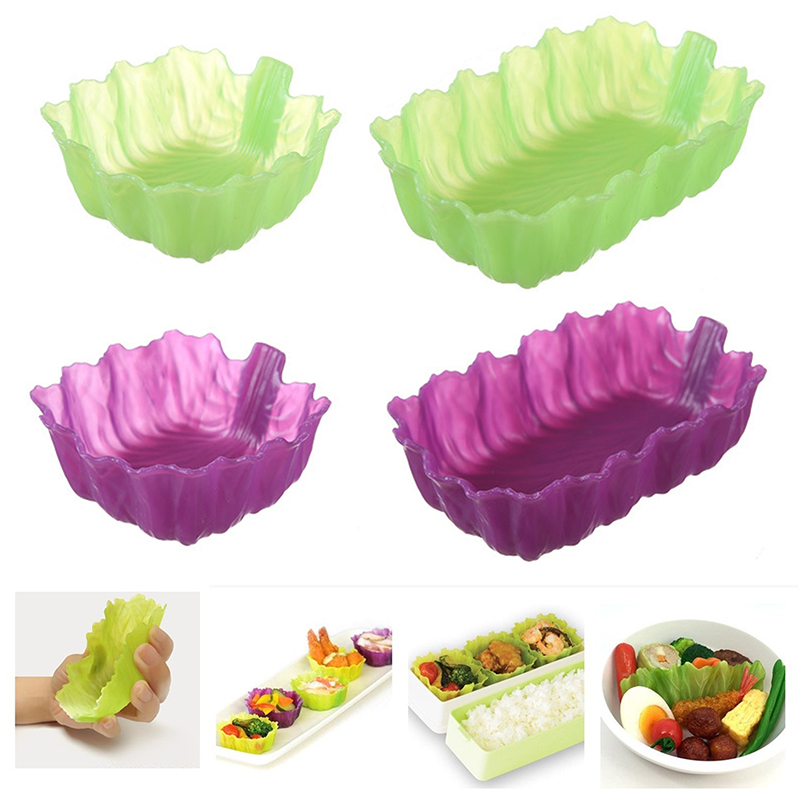 2/4pcs Mittagessen Teiler mikr – Salad Container Jar Bewertung und Preis