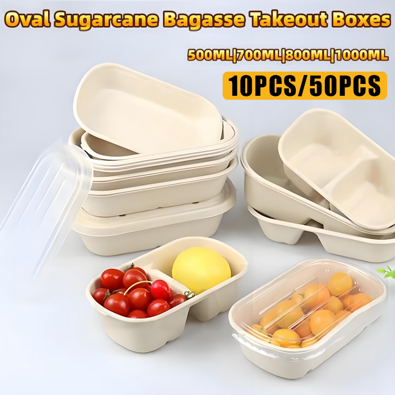 10/50 Stück Einweg-Takeaway-Bo – Salad Container Jar Bewertung und Preis