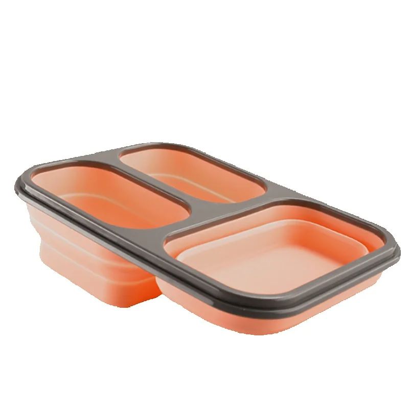 1100 ml faltbare Silikon-Lunch – Meal Prep Kits Bewertung und Preis
