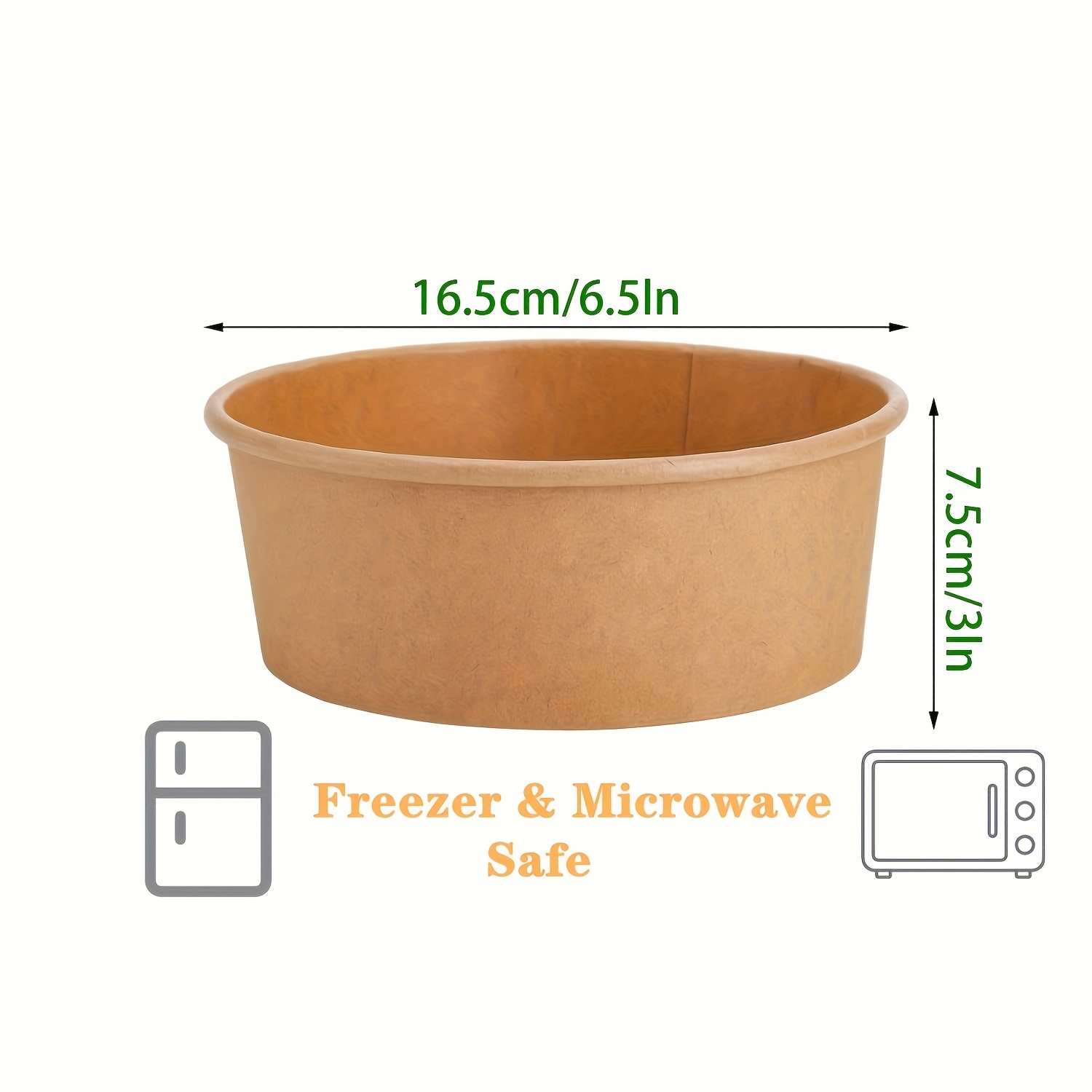 44 Unzen/1300 ml 25/50er-Pack  – Salad Container Jar Bewertung und Preis