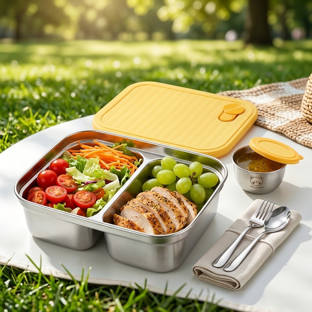 304 Edelstahl-Lunchbehälter, t – Salad Container Jar Bewertung und Preis