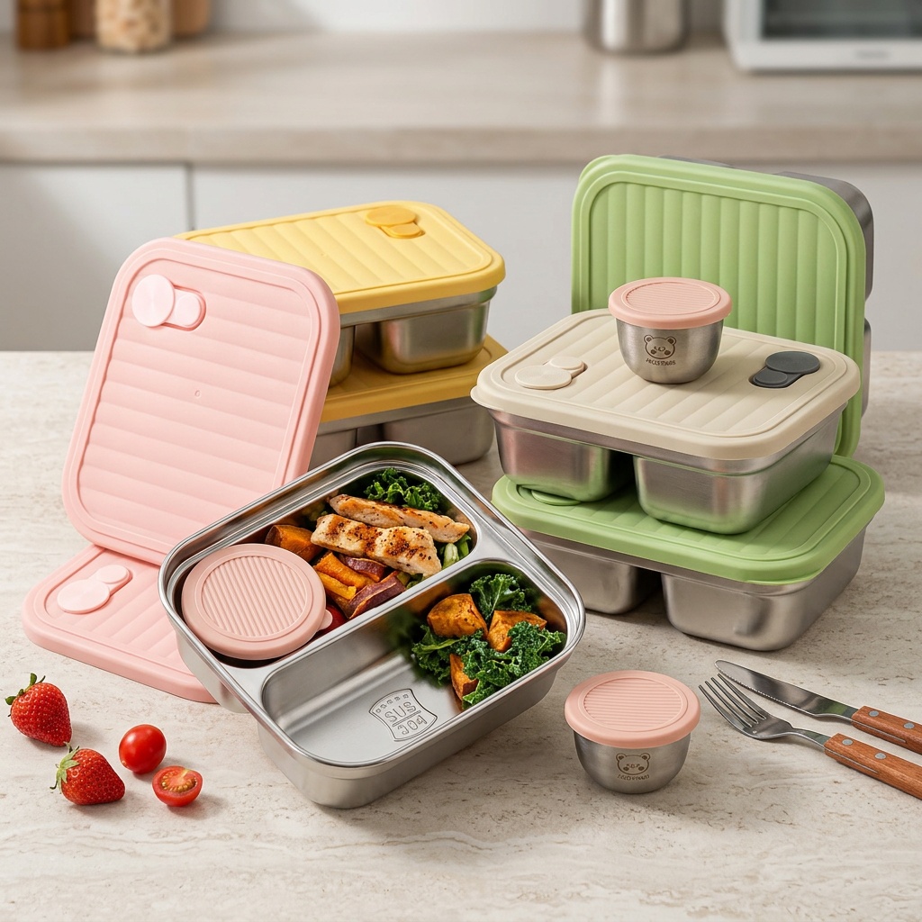 304 Edelstahl-Lunchbehälter, t – Salad Container Jar Bewertung und Preis