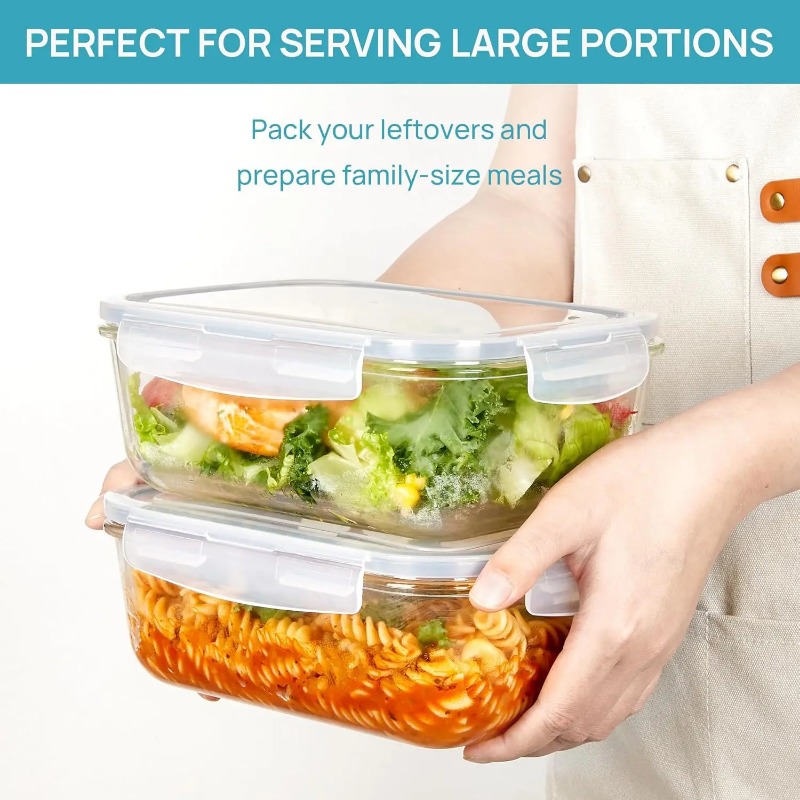 18-teiliges Set Glas-Lebensmit – Meal Prep Kits Bewertung und Preis
