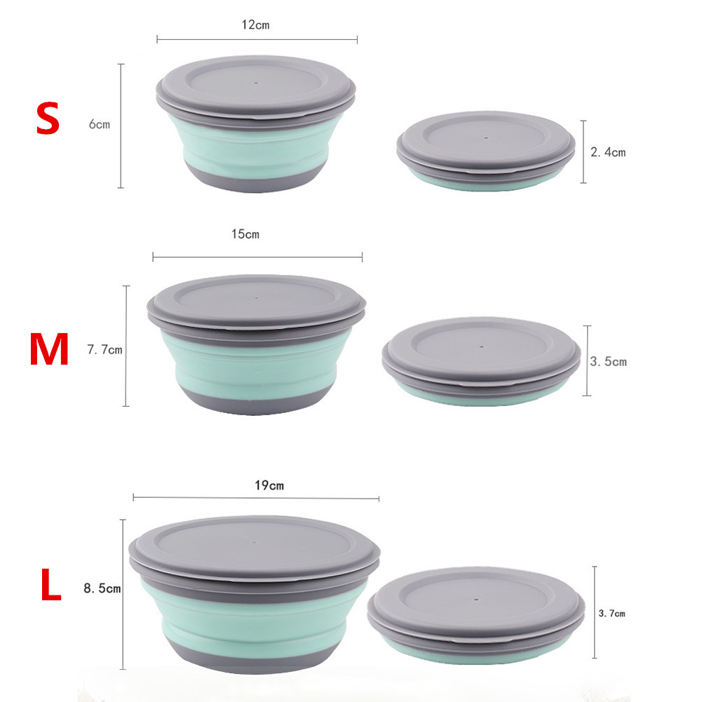 Tragbare Falten Lunch Box Schü – Salad Container Jar Bewertung und Preis